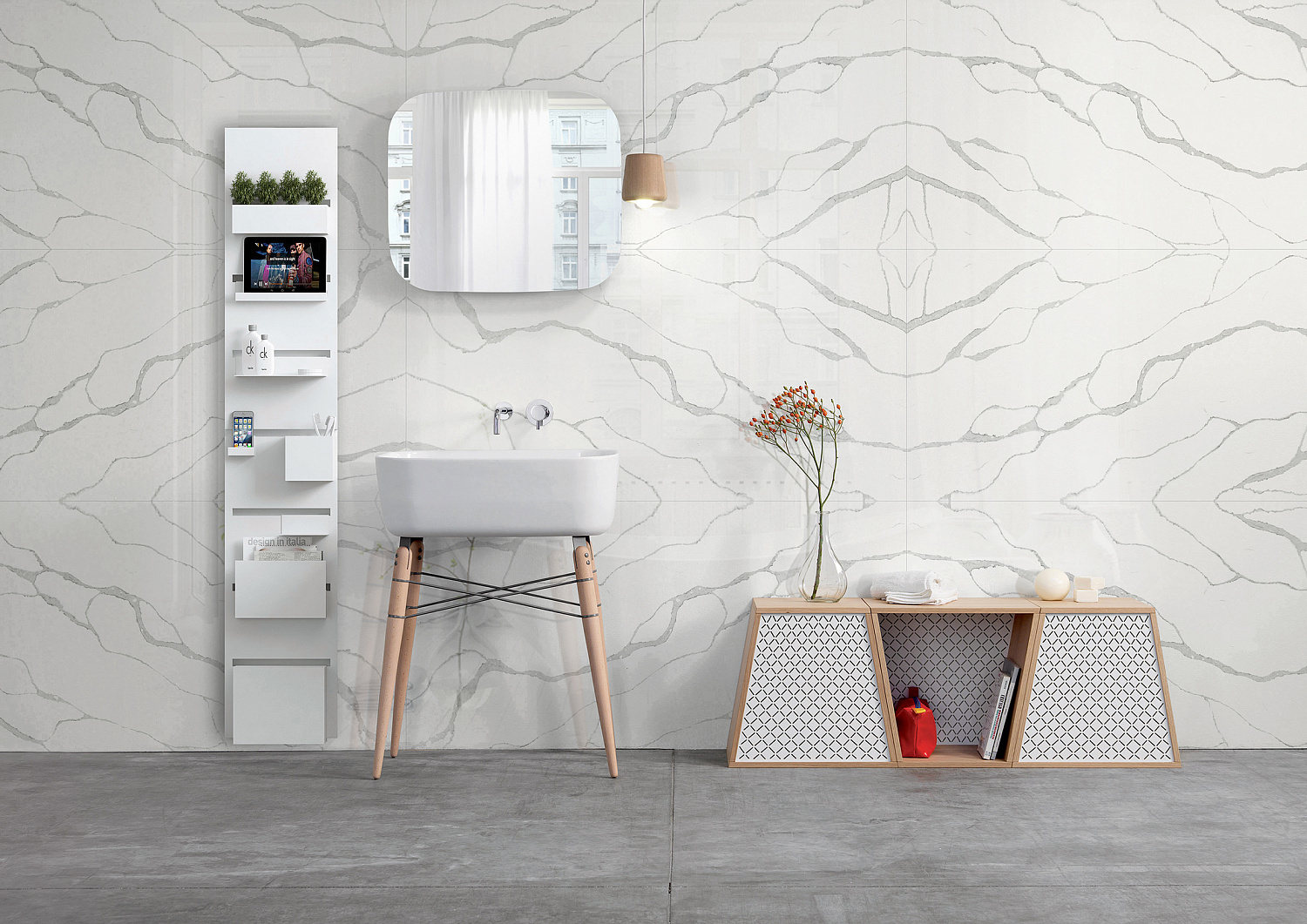 Teltos TT1008 Bianco Statuario Venato