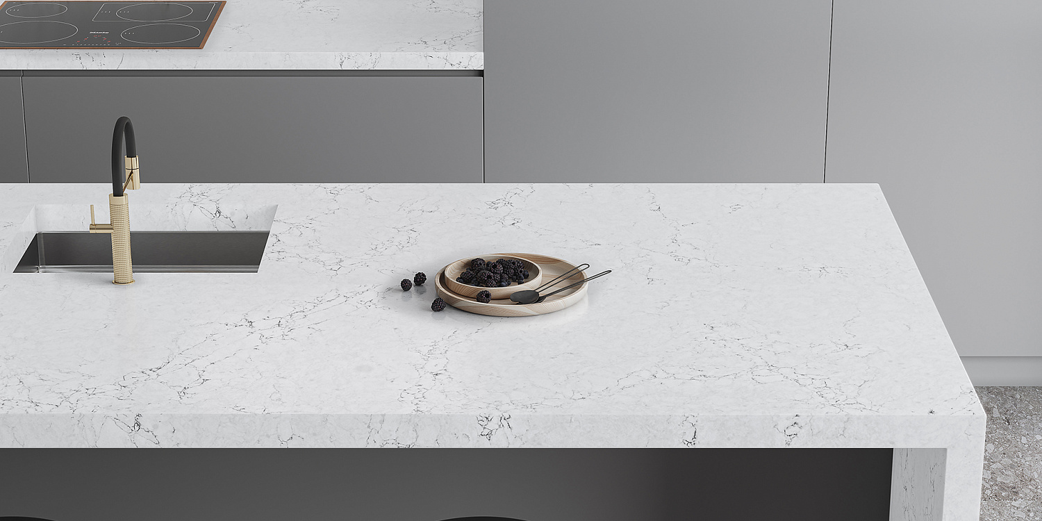 Quantra quartz Bianco Venatino