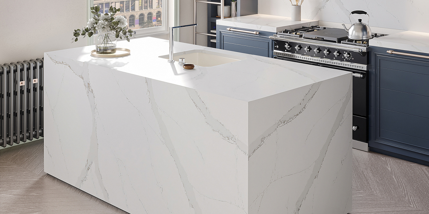 Quantra quartz Calacatta Oro
