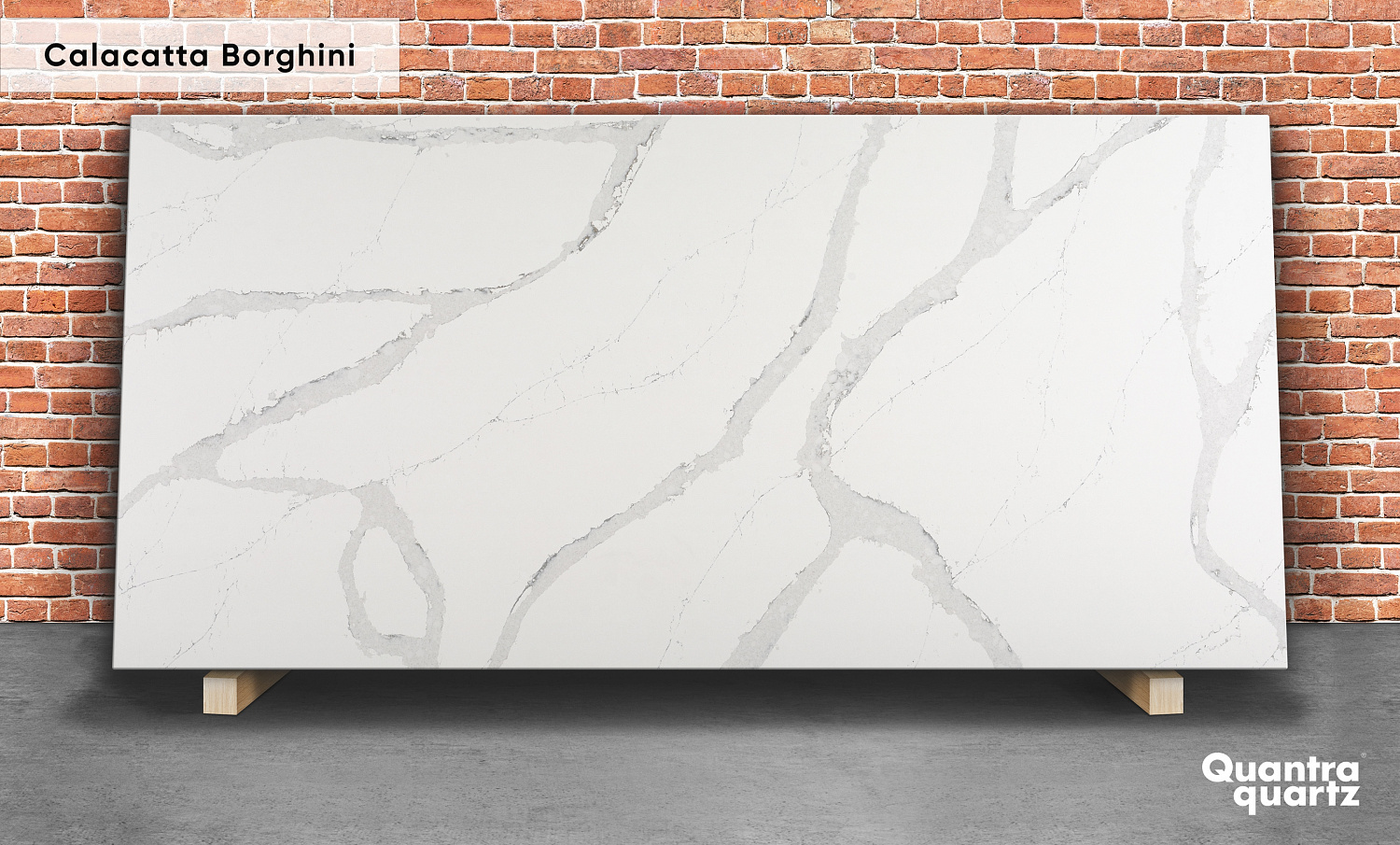 Quantra quartz Calacatta Borghini